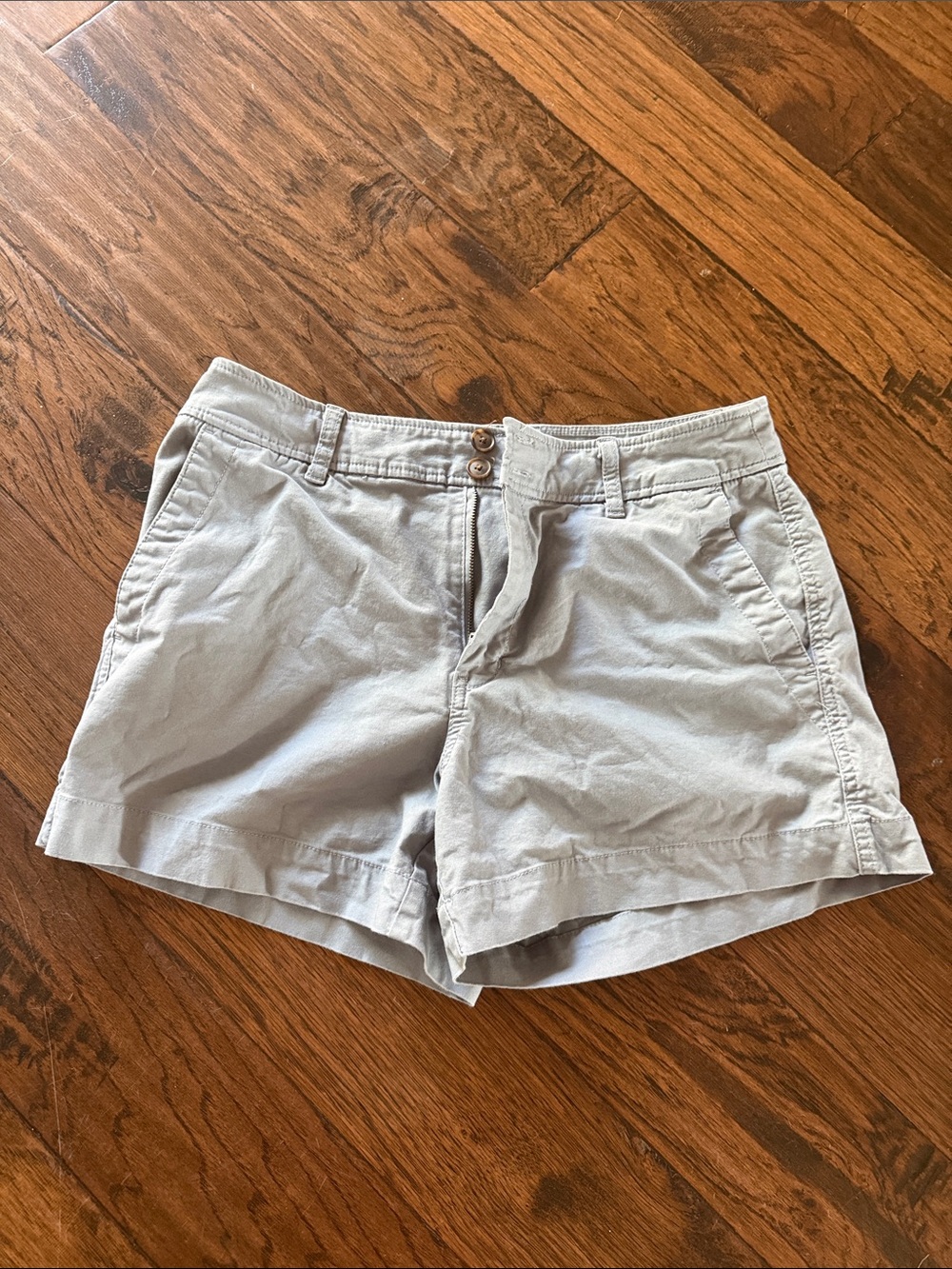 a new day Light Gray Bermuda Shorts with Double-Button Waistband